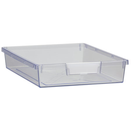 Storsystem Bin, Tray, Tote, Clear, High Impact Polystyrene, 12.25 in W, 3 in H CE1950CL3